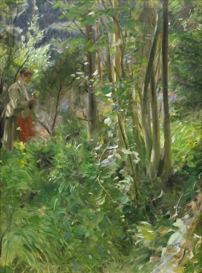 Sol en el bosque de Anders Leonard Zorn